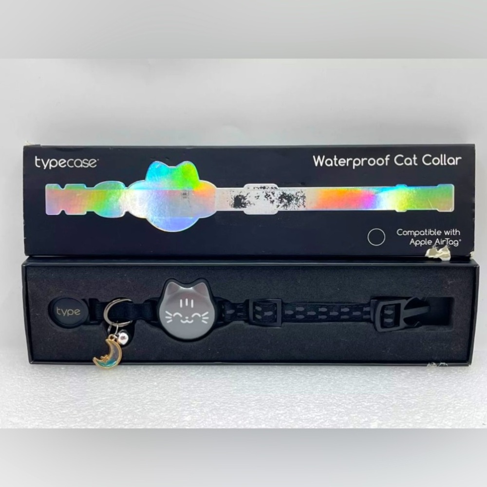 Typecast waterproof cat collar apple AirTag compatible